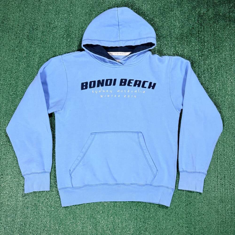 Y2k Surfwhere Bondi Beach Hoodie Sweatshirt Size X Small